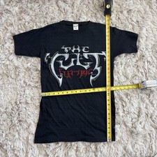 Vintage 1987 The Cult Electric World Tour shirt Rose of England black