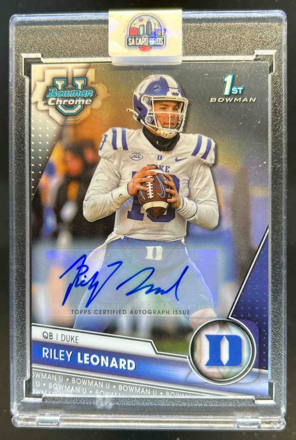 2023 Bowman Chrome U Riley Leonard Prospect Auto #6