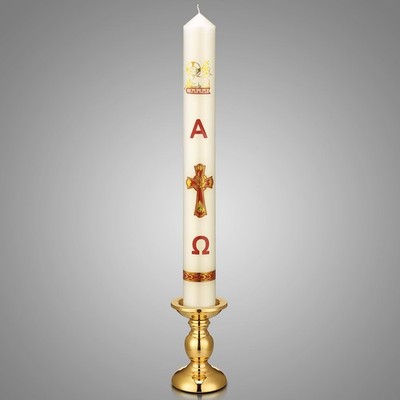 Threlaco Cirios Pascual Catolico Paschal Candle Holder Catholic First Communion