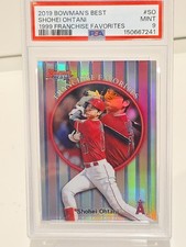 2019 Bowman's Best 1999 Franchise Favorites Shohei Ohtani Refractor PSA 9