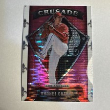 Shohei Ohtani 2022 Panini Chronicles Crusade Pink Pulsar Prizm 