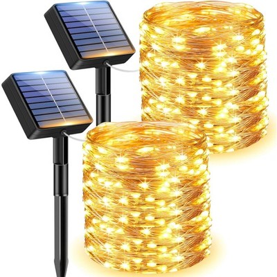Außen Solar Lichterketten: Flexibel und langlebig,