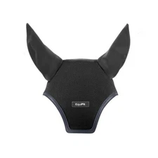 EquiFit Ear Bonnet Black with Logo