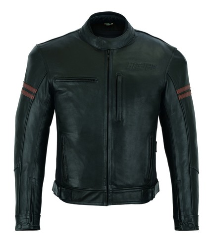 Giacca Moto in Pelle Vintage Sfodrabile Protezioni CE Cafe' Racer | eBay