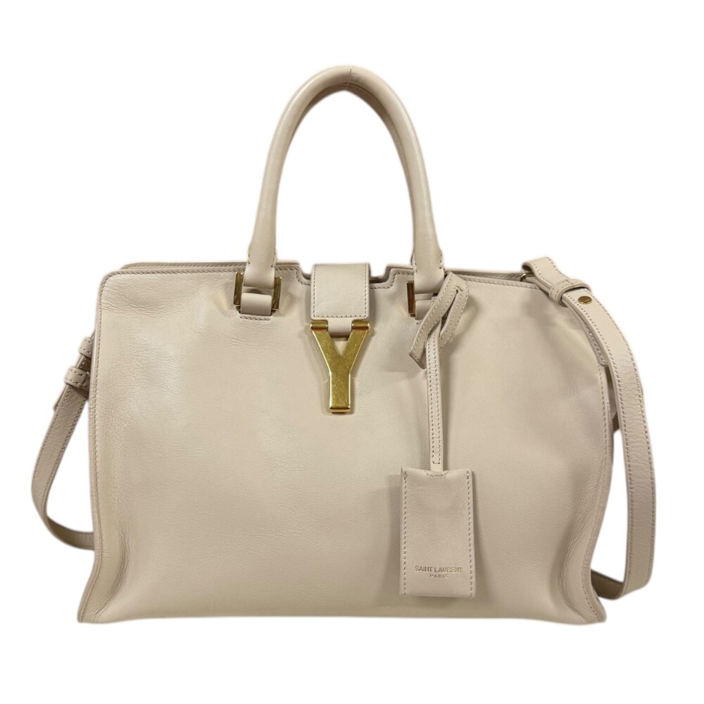 サン・ローラン レザー プチ カバス 2way バッグ 311210 SAINT LAURENT Shoulder Bag 311210 leather 2way Y line Petit