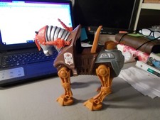 VINTAGE HE-MAN MOTU MASTERS OF THE UNIVERSE STRIDOR WITH GUNS AND HEAD COVER 2