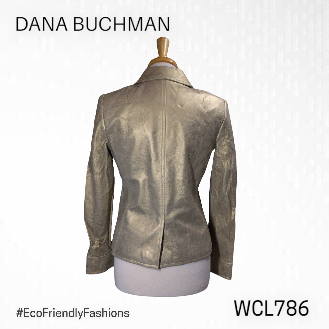 DANA BUCHMAN レザージャケット Dana Buchman Leather Jacket - Etsy