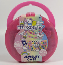 Hello Kitty And Friends Jewelry Case - 200 Jewelry Accessories Makes 10 Pieces