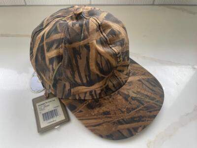 Filson Tin Cloth Insulated Cap Cotton Canvas & Wool Hat M Mossy Oak Shadow Grass