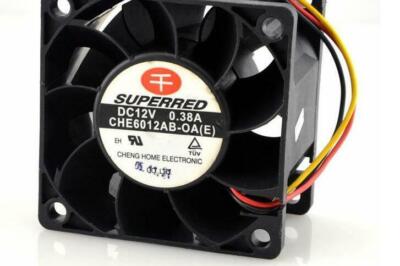 SUPERRED che0612ab-oae 6CM 6038 12V 0.38A cooling fan free shipping