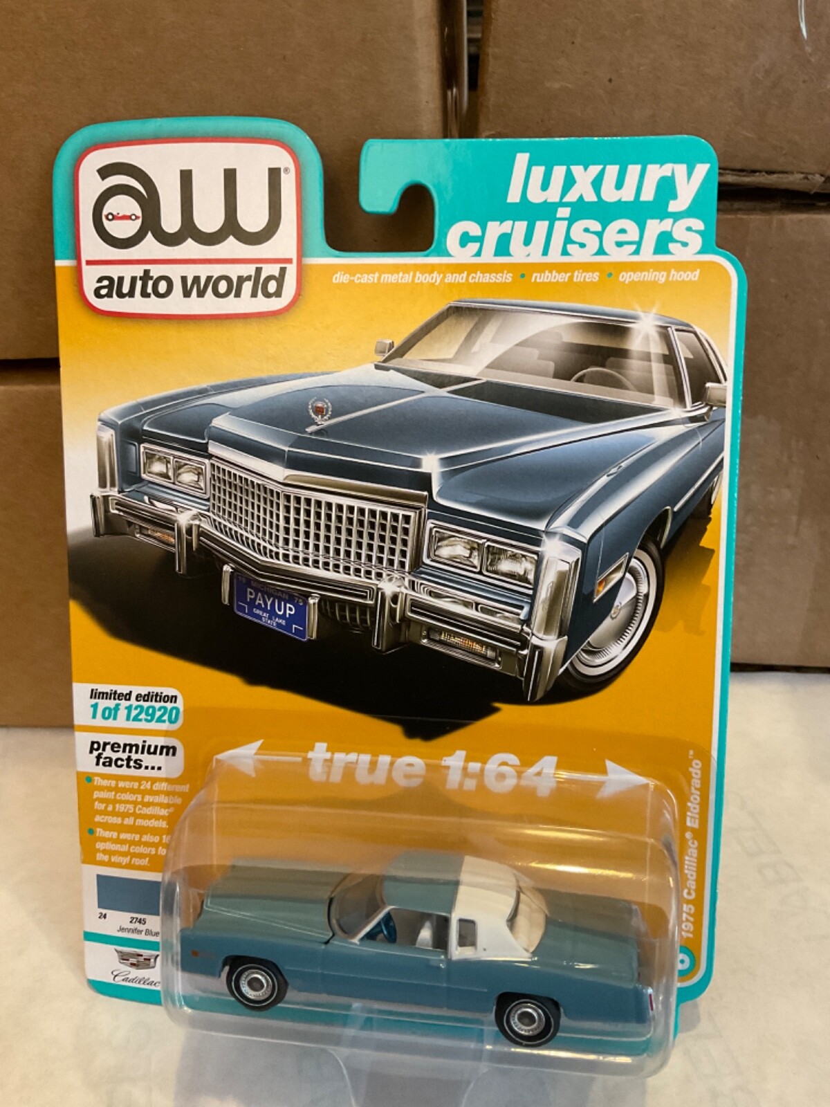 Auto World  1975 Cadillac Eldorado    Jennifer Blue