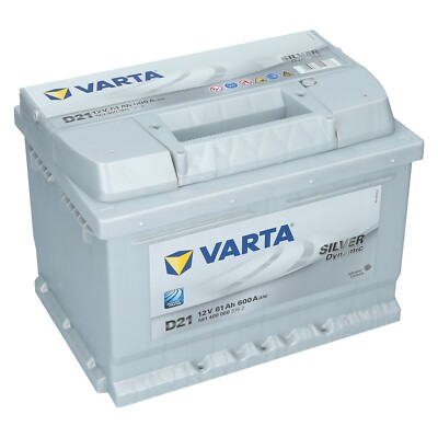 Autobatterie Varta 12V 61Ah 600A/EN Silver Dynamic D21