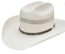 Resistol Edgefield 10x Natural Straw Cowboy Hat-MADE IN USA