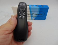 Qui Technology Wireless Presenter Clicker  Laser Pointer 2.4GHz USB Receiver
