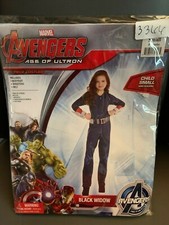 New Marvel Avengers Age Of Ultron Black Widow Child Costume Small 4-6 Halloween