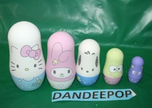 Hello Kitty Lootcrate Exclusive Nesting Dolls Sanrio 5 Piece Toys Novelty Set | eBay