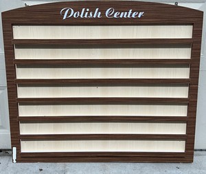 Nail Polish Display Rack 7 Shelf 43”x38”