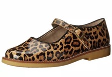 Elephantito, Big Girls, Size 6, Patent Leopard Mary Jane With Buckle
