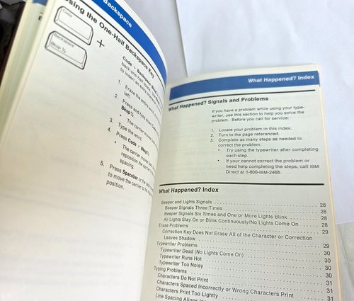 IBM Selectric System 2000 Wheelwriter 3 Typewriter Operators Guide 1985 - Picture 7 of 7