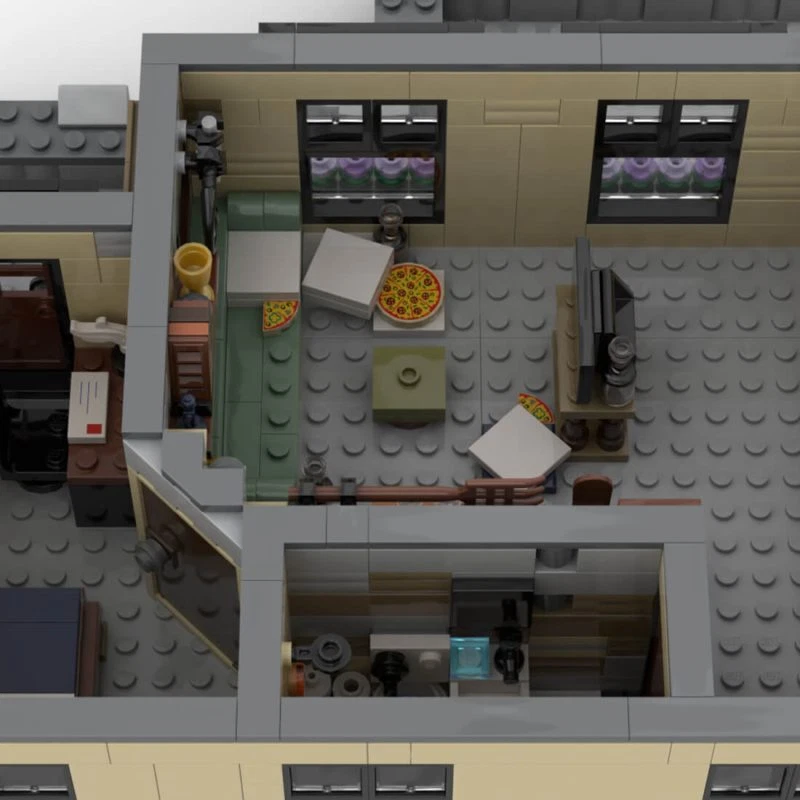 Custom MOC-91656 SitCom Suites - Part 5 Modification of Set 76200 (846 Parts+) - Image 2 of 4