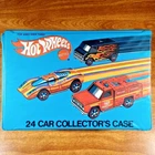 Hot Wheels Vintage Redline 24 Car Collector's Case Blue Storage USA 1976 BW 8227