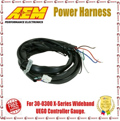AEM Power Harness For 30-0300 X-Series Wideband UEGO Controller Gauge 
