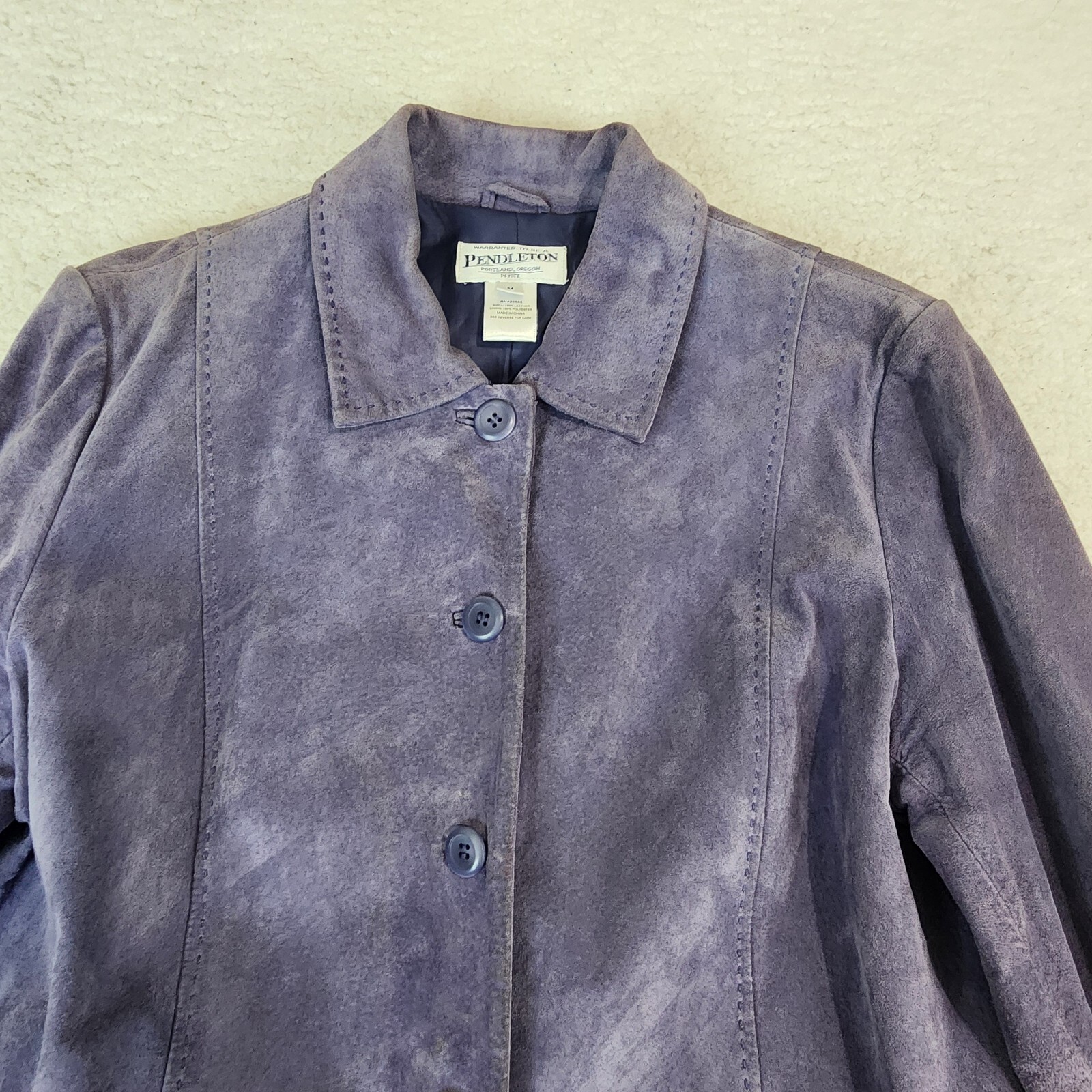 Pendleton Womens Button Up Jacket Petite Medium P… - image 4