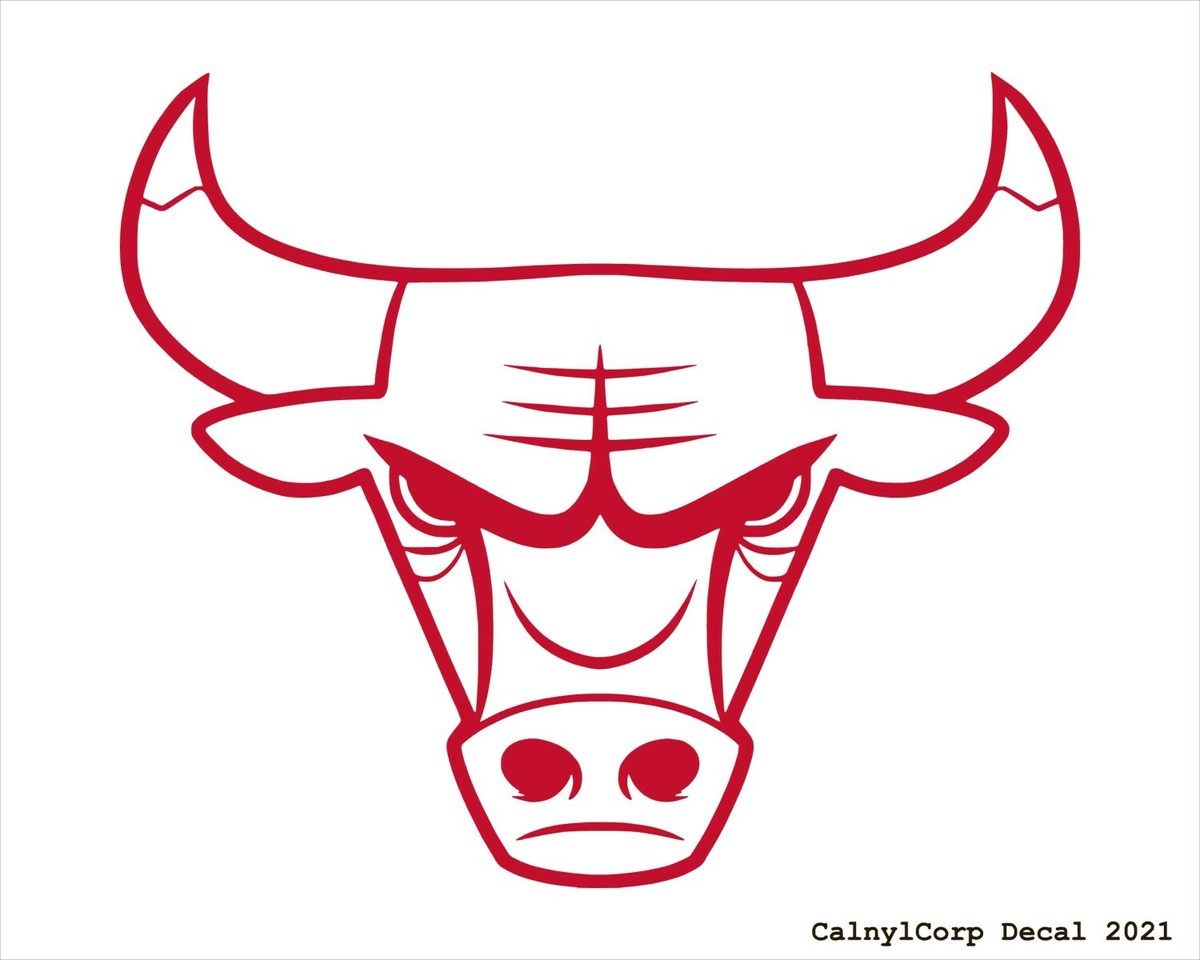 Chicago Bulls Vinyl Sticker Decal (BUY 2 GET 1 FREE)-Multi-Colors