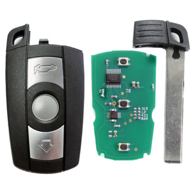 Auto Funkschlüssel Gehäuse 434MHz 3Tasten Smartkey für BMW 1er 3er 5er X3 X5 Z4 