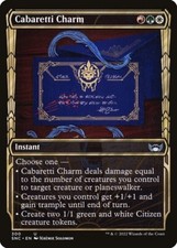CABARETTI CHARM (SC) X 4 N/M STREETS ON NEW CAPENNA MAGIC THE GATHERING