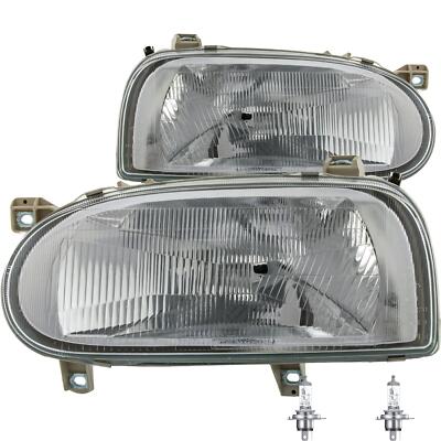Scheinwerfer Set für VW Golf III Bj. 02/91-08/97 H4 Frontscheinwerfer 1354772