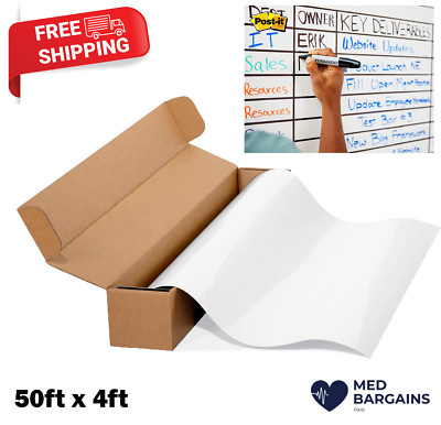 3M Post-it Flex Write Surface Permanent Marker Easy Clean 50ft x 4ft Whiteboard