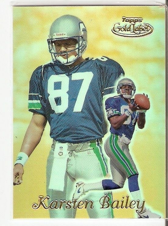 KARSTEN BAILEY ROOKIE CLASS 3 PARALLEL 1999 TOPPS GOLD LABEL 18 SEAHAWKS AUBURN
