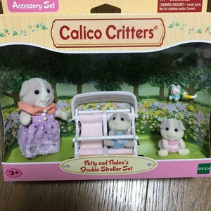 calico critters double stroller