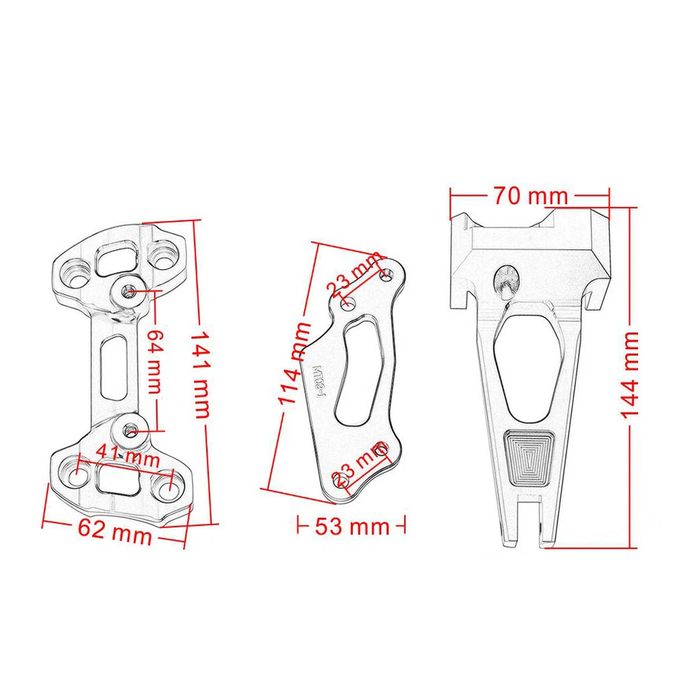 Damper Steering Stabilizer For Yamaha MT-09 Street Rally FZ-09 14-20 XSR 900 ABS Foto 3 de 4