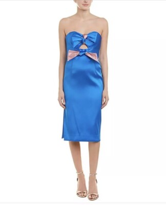 NWT Milly Dress  Mackenzie  Size 2 Cobal *beautiful!*