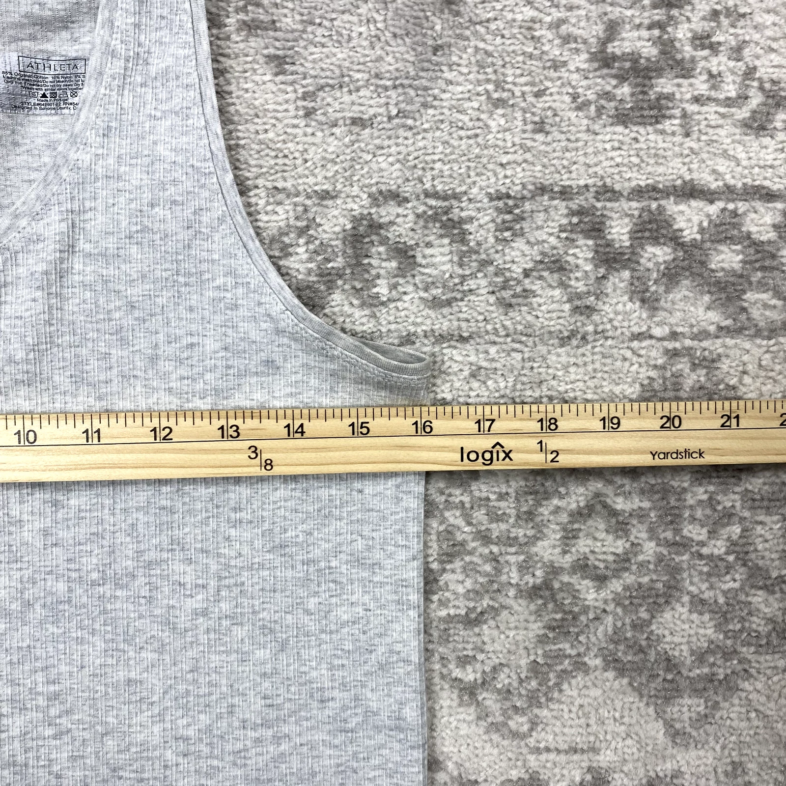 athleta pure seamless organic cotton sleeveless tank-top