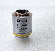 Zeiss FLUAR 10x/0.50. ∞/0.17 (WD=1.9mm) Microscope Objective 440135