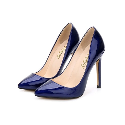 Zapatos de salón travesti de tacón alto para hombre y mujer drag queen negros patentes tacones de cuero - Imagen 6 de 16