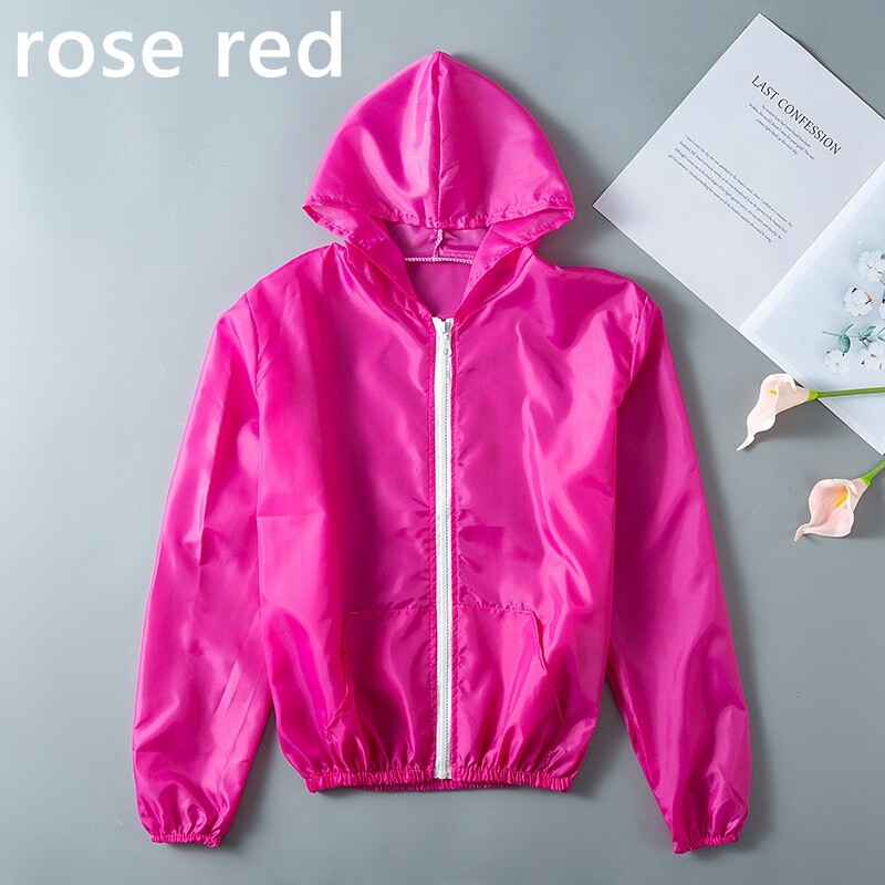 Women Short Hooded Coat Jacket Sun-protection Ultraviolet-proof