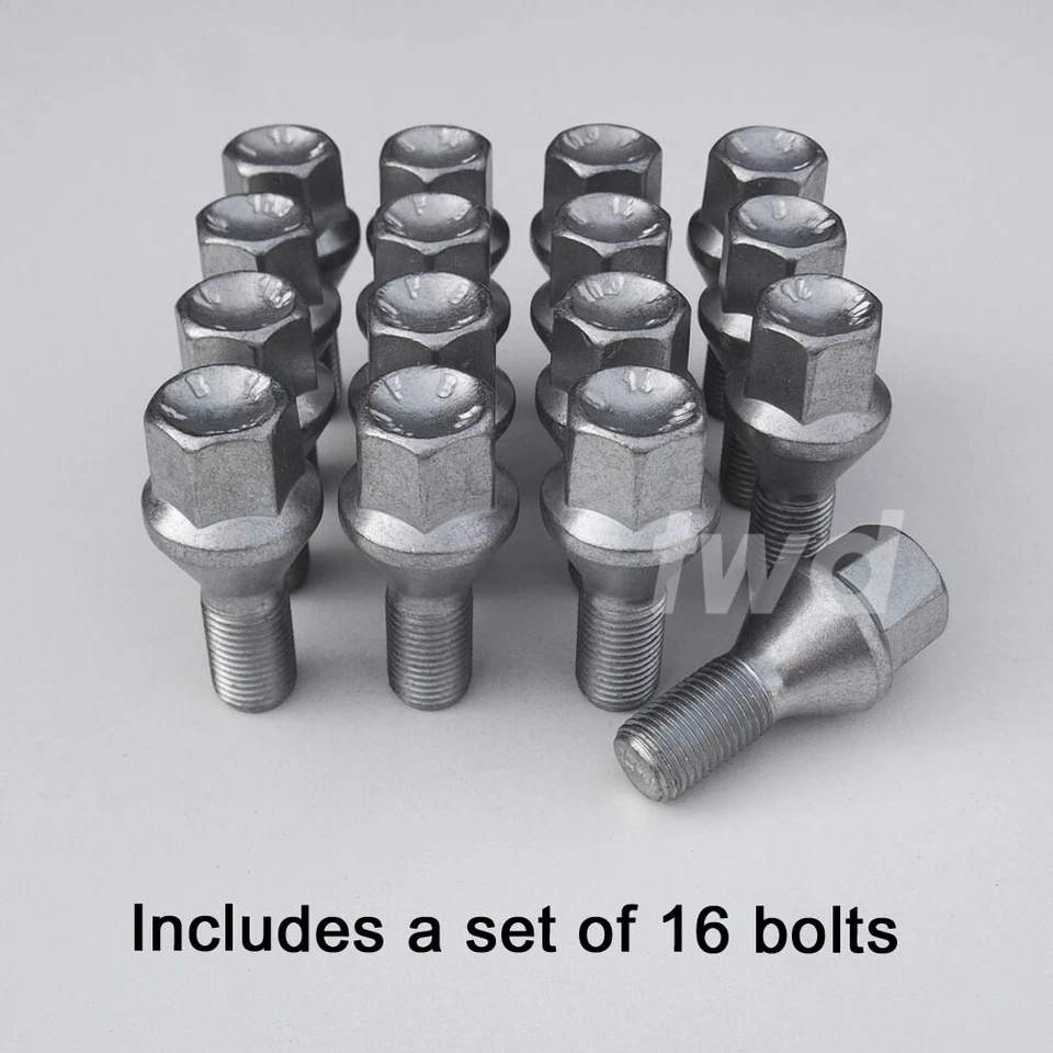 16X PERNOS DE LLANTA DE ALEACIÓN PARA ALFA ROMEO 147 156 GT (M12X1.25) PERNO DE TUERCA [16C] Foto 3 de 4