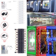 10-160ft 5730 5050 Module light 3 LEDs Store front Window Sign lamp In/Outdoor