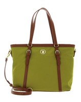 U.S. Polo Assn. Houston Shopping Bag Shopper Tasche Green / Tan HellgrüN