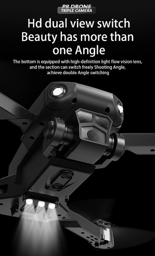 New Drone P8 Pro 8k Profesional Obstacle Avoidance 8k DualHD Camera Drone - Picture 6 of 19