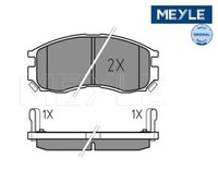 Bremsbelagsatz, Scheibenbremse Meyle 0252164716/W