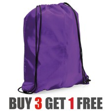 Drawstring Rucksack Bag For School Gym Swimming PE Books - ALL COLOURS AVAILABLE