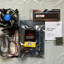 Intel Celeron G3950 + F4-2400C15S-4GNT + Many Other Accessories￼ - New