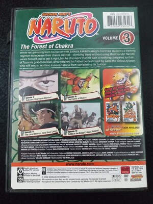 Naruto Shippuden - The Forest of Chakra - Vol 3 (Ep 9-12) | eBay