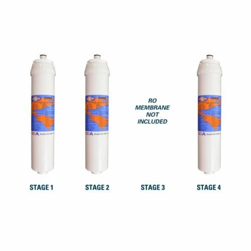 ESP WATER Water Factory 3M Compatible Filter Kit 4-stage (Membrane Sold Separately)