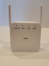 WiFi Extender Repeater 300Mbps 2.4G Plug Device W/ Ethernet Port